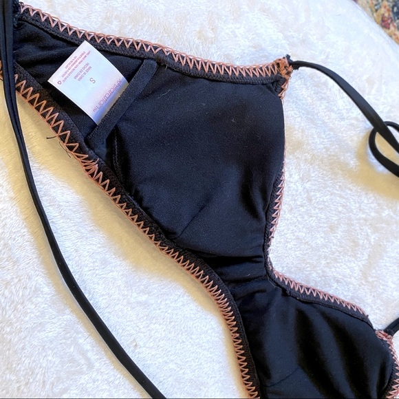 Xhilaration Crochet Bikini Top Size Small - Picture 5 of 5